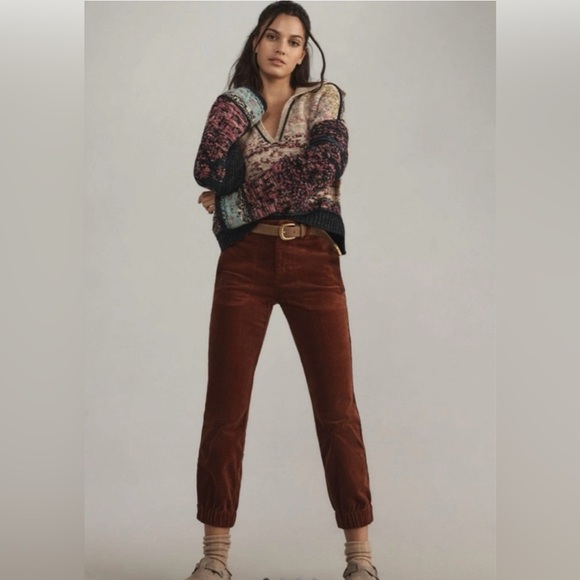 Anthropologie Richie Slim Corduroy Joggers NWT Size 6 Hard to Find - Picture 7 of 7